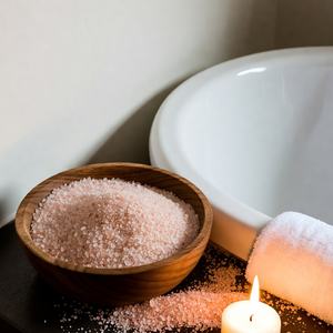 Sal de Baño Rosa del Himalaya Natural, Cristal Mineral Tallado, Moderno, Ecológico, Relajante, Terapia de Spa, Aromático, Desintoxicante para la Piel - Product Image 4