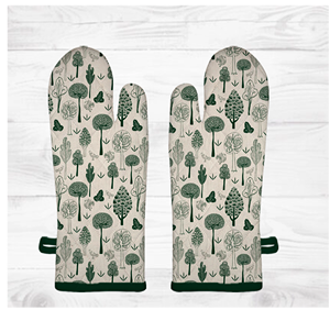 custom all over print cotton woven <b>oven</b> <b>glove</b> heat resistant kitchen mitt bulk supplier high density cotton woven <b>oven</b> mitt prin - Product Image 3