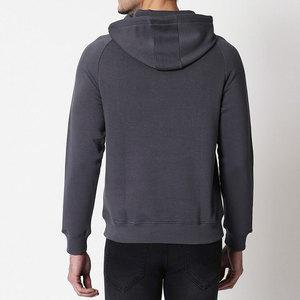 Sweat à capuche unisexe en coton mélangé doublé polaire brodé, coupe classique, respirant, grandes tailles, idéal pour l'hiver - Product Image 3