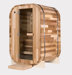 Sauna de madera/Sauna de madera para exterior e interior/Sauna de madera de lujo/Sala de sauna de bienestar/Sauna de spa de lujo/Cabaña de sauna/Barril de sauna - Product Image 1