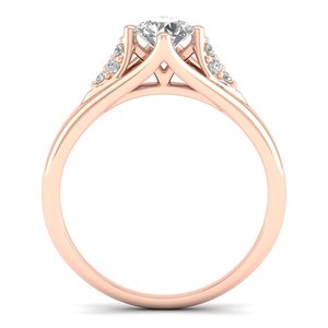 REYES Wholesale Price 925 Sterling <b>Silver</b> Moissanite Engagement <b>Solitaire</b> <b>Ring</b> For Women Handmade GRA Certified Fine Jewelry - Product Image 4