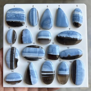 <b>Blue</b> <b>Opal</b> Cabochons, Hand Polished Loose Gemstone for Jewelry Making - Product Image 3