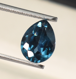 แลบลอนดอนบลูโทแพซแซฟไฟร์ลูกแพร์5X3มม. ถึง9X6มม. ปรับเทียบอัญมณีบุษราคัมสีน้ำเงินแบบหลวมสำหรับการทำเครื่องประดับ - Product Image 6