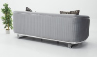 Canapé en tissu de style européen moderne 1+2+3 places avec structure en bois fabriqué en Turquie pour une utilisation en cuisine et salle de bain