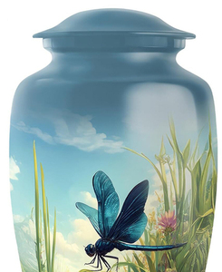Wholesale Metal Cremation Urns for Adult Human Ashes Modern Design Funeral Supplies Casket <b>Memorial</b> <b>Keepsake</b> - Product Image 3
