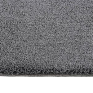 Ensemble de tapis shaggy en polyester anthracite 47,2 x 72 pouces - Product Image 3