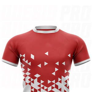 เสื้อรักบี้แบบซับลิเมชั่นรุ่นใหม่ล่าสุด ระบายอากาศได้ดี ไซส์พลัส สำหรับผู้ใหญ่ ชุดยูนิฟอร์มทีมแบบกำหนดเอง ชุดฝึกซ้อมฟุตบอลแบบส่วนตัว แห้งเร็ว - Product Image 5