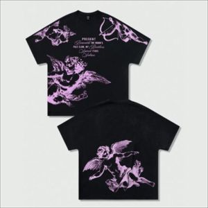 T-shirt unisexe à épaules tombantes personnalisé à faible MOQ, en coton premium, avec impression graphique, durable, coupe oversize, style streetwear décontracté. - Product Image 1