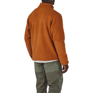 Custom <b>Men</b> High-Pile Sherpa Fleece <b>Pullover</b> Quarter-Zip Heavyweight Winter <b>Jacket</b> Outdoor Hiking Teddy Fleece Anorak Coat - Product Image 2