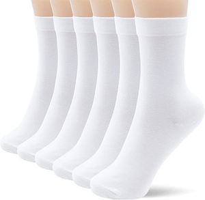 Chaussettes de sport décontractées pour hommes en Spandex/Polyester respirant et écologique de qualité supérieure - Vente en gros au meilleur prix, couleur unie - Product Image 3