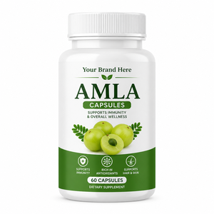 Cápsulas de Suplemento Dietético Herbal de Amla de Marca Privada, Veganas, Antioxidantes, para el Crecimiento del Cabello, Equilibrio del pH, para Adultos y Niños, OEM/ODM - Product Image 4