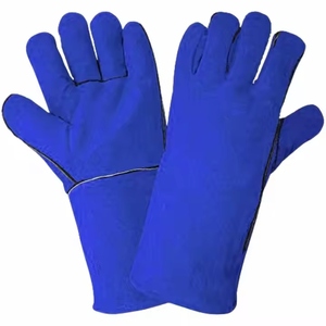 Gants de sécurité industriels en cuir de vachette, résistants à la chaleur et aux étincelles, pour la lutte contre les incendies, le barbecue, la soudure, pour la protection des mains - Product Image 2