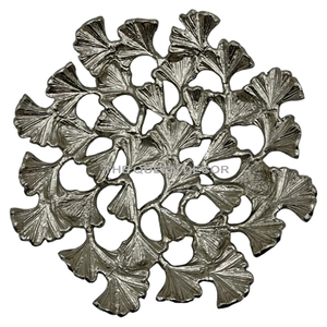 Plato de Metal para Servir Alimentos de Forma Irregular, Apto para Uso en la Cocina, con Acabado Marrón, en Oferta, de Lujo - Product Image 4