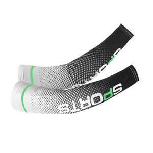 Sports <b>Arm</b> <b>Sleeves</b> Black White Gradient Print Anti-Uv <b>Compression</b> Cycling Outdoor Unisex Adult - Product Image 1
