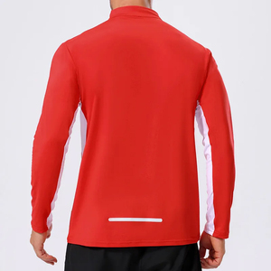 Veste coupe-vent légère et sportive à col montant pour l'entraînement, séchage rapide, personnalisable, pour commandes en gros - Product Image 2