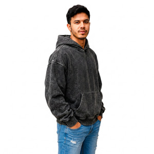 Fabricant de sweats à capuche en molleton personnalisés pour hommes, sweats à capuche streetwear doux, vente en gros, vêtements à marque privée, fournisseur OEM - Product Image 2