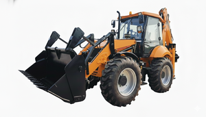 รถตักล้อยาง VHM EFX100 75 กิโลวัตต์ แบบ Backhoe Loader ระบบบังคับเลี้ยวแบบ Crab Steer พร้อมแขนตักแบบ Telescopic  จอยสติ๊กควบคุม ราคาประหยัด เครื่องจักรก่อสร้าง ขับเคลื่อน 4 ล้อ - Product Image 2