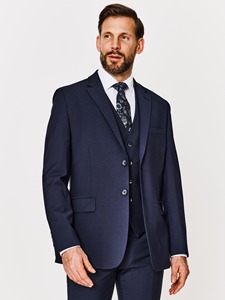 Costume 3 pièces pour homme, style britannique, en laine, simple boutonnage, col cranté, infroissable, coupe classique, personnalisable - Product Image 6
