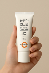 [CURAHEALBIO] ครีมกันแดดสมุนไพรสูตรอ่อนโยนต่อดวงตา SPF50+ PA++++ ครีมกันแดดเนื้อบางเบา ผลิตภัณฑ์บำรุงผิวจากเกาหลี ป้องกันรังสียูวีแบบออร์แกนิค - Product Image 3