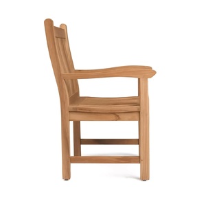 Teak Solid Wood Traditional Outdoor <b>Dining</b> <b>Armchair</b>-Durable Waterproof & Eco-Friendly Garden Furniture - Product Image 2