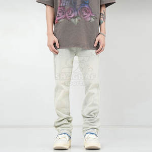 Jean moderne en tissu extensible pour un style de vie actif et confortable, pantalon pour homme lavé - Product Image 2