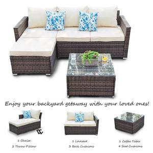 Wholesale Custom Modern Rattan Wicker <b>Furniture</b> for Outdoor Living Room for Hotels Courtyards Contact Vietnam Supplier Now! - Product Image 5