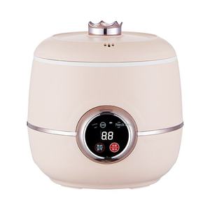 Mini Arrocera Eléctrica de Plástico con Forma de Tambor, Pantalla LED Digital Inteligente, Electrodoméstico de 1.6L - Product Image 1