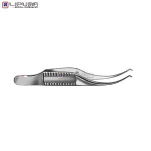 Pinces chirurgicales ophtalmiques BARRAQ Iris Forceps Z 0,4 mm 7 cm (2 3/4 po) pour procédures ophtalmiques (type Barraquer Katzin) - Product Image 4