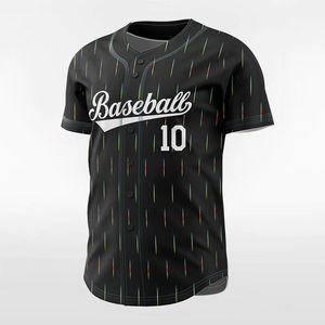 Camiseta de Béisbol 2026, Diseño Personalizado, Impresión Digital, Transpirable, de Secado Rápido, Manga Corta, Venta al Por Mayor, Uniforme de Dos Botones, Servicio OEM ODM - Product Image 2
