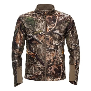 Chaqueta Softshell de Camuflaje para Hombre, Paneles de Tela Suave en los Puños, Chaqueta de Caza Ligera e Impermeable para Caza con Arco - Product Image 3