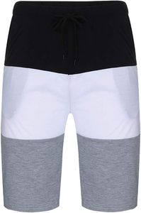 Conjunto de Camiseta y Pantalones Cortos para Hombre con Bloques de Color, Cuello Redondo, Secado Rápido, Ropa Casual de Verano - Product Image 4
