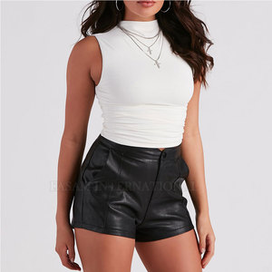 Shorts de Cuero para Mujer, Resistentes y Ligeros, Cómodos, Transpirables, para Uso Casual - Product Image 2