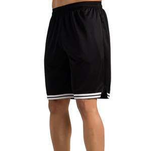Shorts de basket-ball en mesh noir pour hommes, respirants, pour l'entraînement sportif, la musculation, les vêtements de sport décontractés - Product Image 3