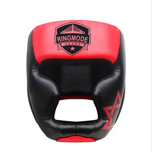 Protège-tête de boxe professionnel en cuir haut de gamme, le plus vendu, pour l'entraînement MMA, conception protectrice réglable, vente en gros à bas prix - Product Image 1