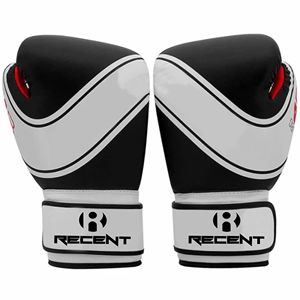 Gants d'entraînement de boxe professionnels en cuir véritable avec sangle de poignet réglable, fermeture auto-agrippante, option logo personnalisé, pour le sparring - Product Image 1
