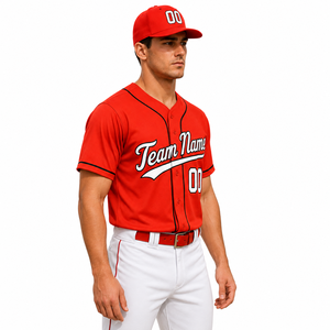 Camiseta de béisbol moderna diseñada con tejido elástico para clubes, equipos y eventos deportivos con rendimiento confiable y comodidad activa. - Product Image 2