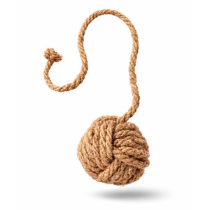 Juguetes masticables de fibra de coco para perros y gatos, cuerdas trenzadas de cáscara de coco, pelotas para la dentición de mascotas a bajo precio - Product Image 1