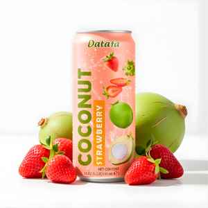 Produit Tendance Datafa au Vietnam : Eau de Coco 500ML avec Jus de Fruits Fraise – Échantillon Gratuit, OEM, HALAL, BRC, ISO - Product Image 1