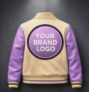 Vestes Letterman sur mesure avec logo OEM, col rabattu, pour hommes et femmes, grandes tailles, patchs brodés en chenille personnalisés, veste universitaire - Product Image 4