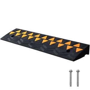 Rampa in gomma per carichi pesanti da 15T, altezza 3,7 pollici, larghezza 10 pollici, lunghezza 39,4 pollici, per marciapiedi, vialetti e parcheggi, resistente alle intemperie al 100% - Product Image 3