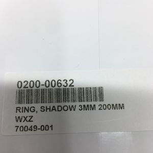 AMAT 0200-00632 RING SHADOW, 3MM NCSR, 200MM - อุปกรณ์และชิ้นส่วนเซมิคอนดักเตอร์ระดับโลกที่เชื่อถือได้ - Product Image 3
