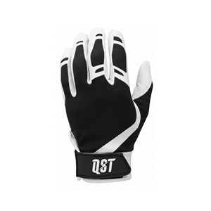 Gants de frappe de baseball en cuir lisse avec superposition de protection sur les doigts, dos extensible, gants de frappe de softball, logo personnalisé, OEM ODM, qualité supérieure - Product Image 3
