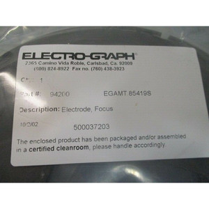 Électrode Electrograph 94200, Focus, 105903 - Équipements et pièces semi-conducteurs d'occasion fiables à l'échelle mondiale chez - Product Image 3
