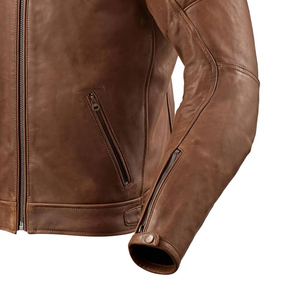 Veste de moto en cuir véritable 100% pour homme, best-seller, sur mesure, confortable, service OEM - Product Image 3