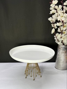 Most Stylish Antique Metal White <b>Cake</b> <b>Stand</b> Elegant Wedding Centerpiece & Table Decoration for Weddings Parties Birthdays - Product Image 5