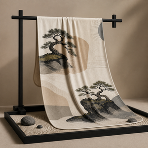 Custom Printed <b>Throw</b> Blanket Personalized Typewriter Turtle Bonsai Peacock Billiards Cocoa Sublimation Flannel Fleece Polyester - Product Image 4