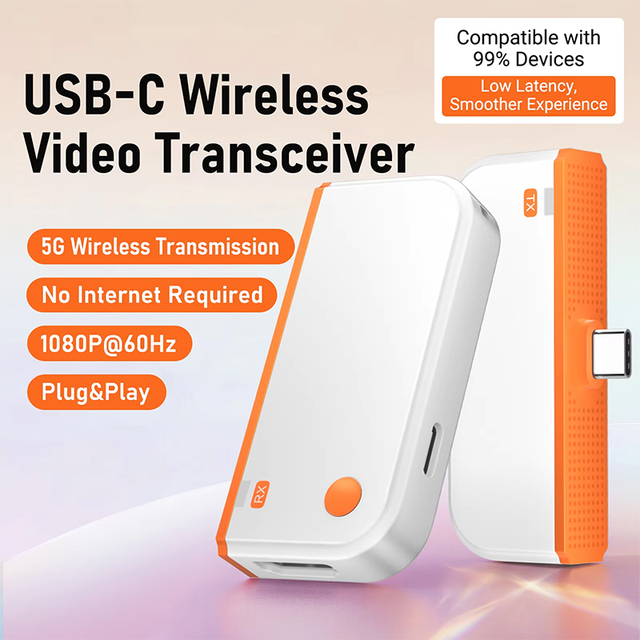 Wireless HD Transmitter and Receiver 1080P Screen Sharing Solution Display Adapter for Streaming Video