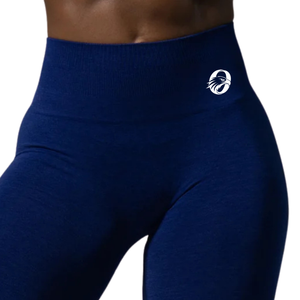 Leggings Deportivos de Cintura Alta para Mujer, Color Azul Rey, Sin Costuras, Compresión, para Gimnasio, Yoga, Ejercicio, Correr, Resistentes a las Sentadillas, Elásticos - Product Image 5