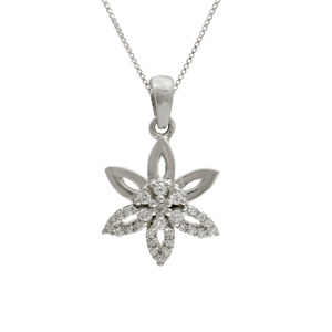 Ensemble de bijoux en argent sterling 925 avec moissanite de luxe, collier et boucles d'oreilles pour femmes, cadeau de mariage pour femmes - Product Image 4