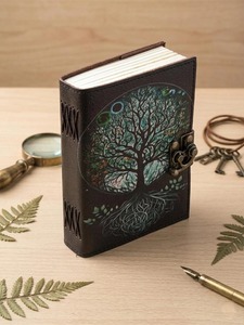Tree of Life Leather Journal Spiritual Writing <b>Notebook</b> - Product Image 2